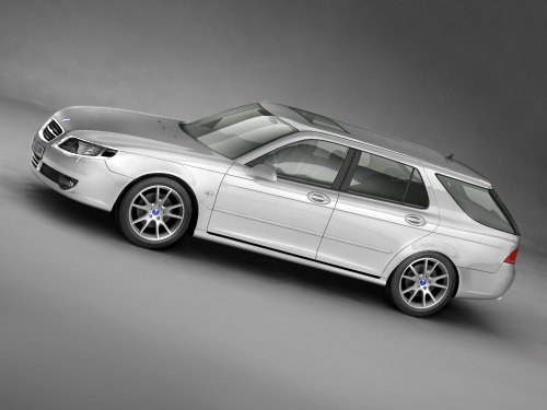 Saab 3d model